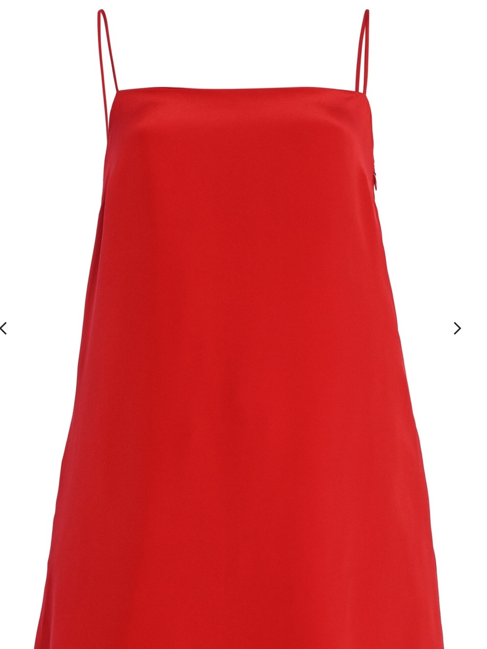 Yaitte Paros silk crepe mini dress, Red, Medium - Picture 3 of 9